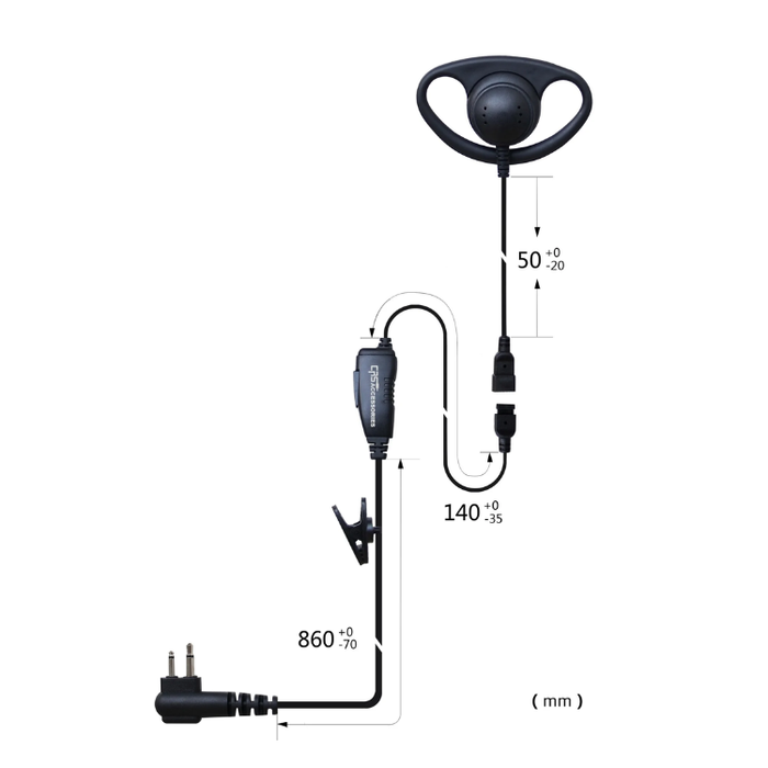 1-Wire D-Hanger - GME all TX Models 2 pin
