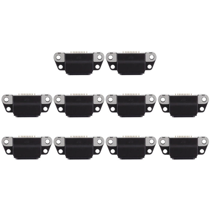 10 PCS iPhone 8 Charging Port Connector - Premium Quality (Gold)
