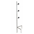 1.2m Temporary Corner Stand with 3 x Combo Bobbin Insulators