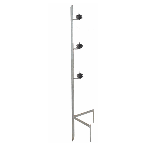 1.2m Temporary Corner Stand with 3 x Combo Bobbin Insulators