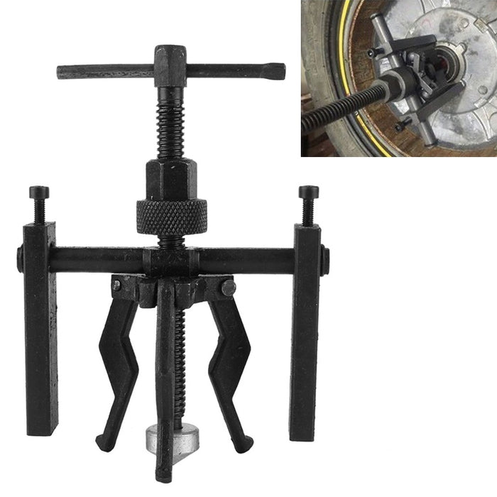 3-Jaw Bearing Puller Tool - Heavy Duty Automotive Machine Extractor Kit