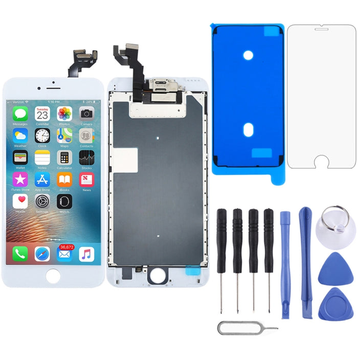 4-in-1 LCD Screen iPhone 6s Plus with Front Camera – Available in White and Black