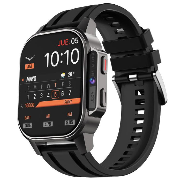 4G Rugged Smartwatch with SIM Slot, Google Play & Outdoor Camera – Eurasian/African Version