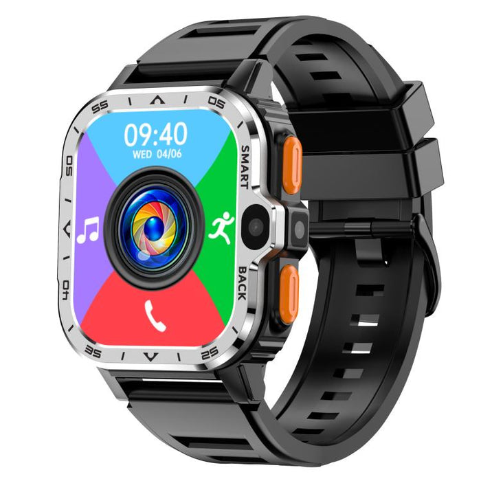 4G Rugged Sports Smartwatch with SIM Slot & Google Play – Eurasian/African Version