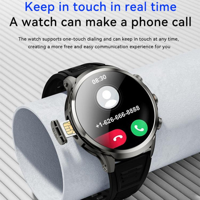 4G Smartwatch with Global SIM Slot & Rotating Camera – Calls & Photos