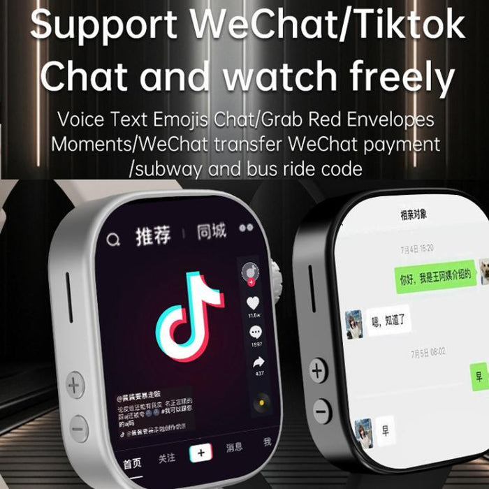 4G Smartwatch with SIM Slot, Google Play & Video Calling Camera – Eurasian/African Version