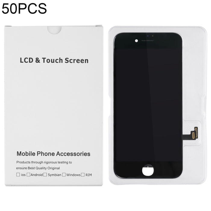 50 PCS Cardboard Packaging Box for iPhone 8 / 7 LCD Screen, i7 / i8 Packaging Box