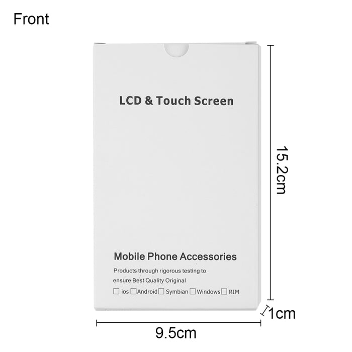 50 PCS Cardboard Packaging Box for iPhone 8 / 7 LCD Screen, i7 / i8 Packaging Box