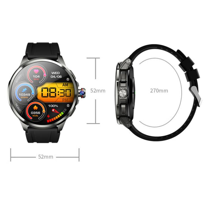 5G Smartwatch with SIM Card, Global Roaming & Dual-System Outdoor Camera