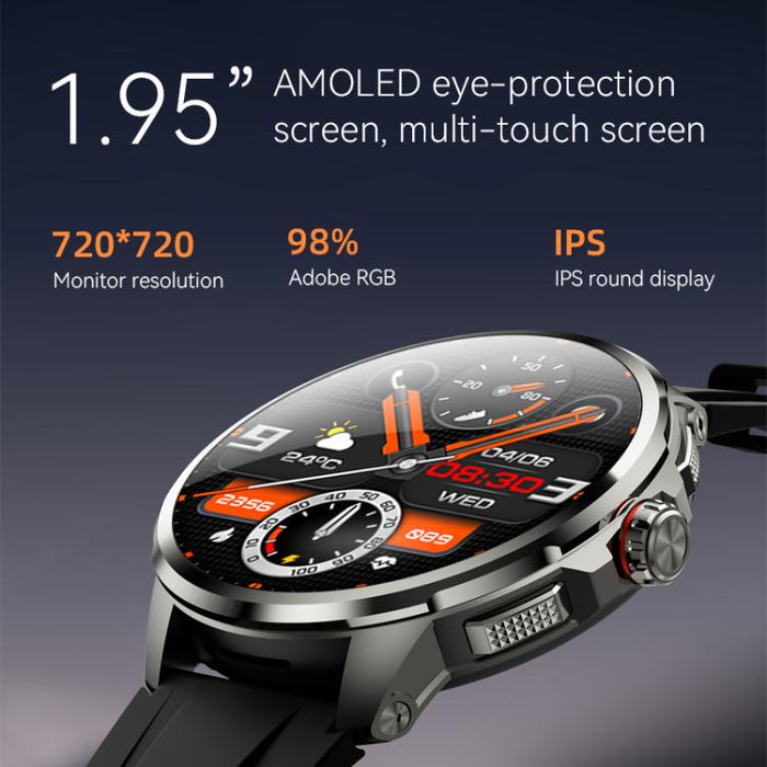 5G Smartwatch with SIM Card, Global Roaming & Dual-System Outdoor Camera