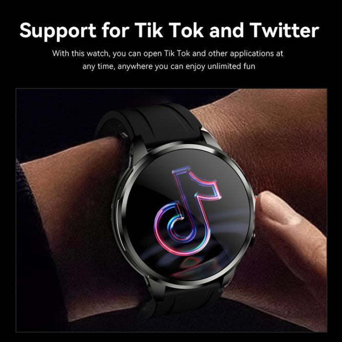 5G Smartwatch with SIM Card, Global Roaming & Dual-System Outdoor Camera