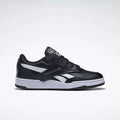 The Reebok BB 4000 II Shoes are shown in black and white from a side view, featuring a vintage basketball-inspired low-top design, white sole, and Reebok branding on the side and heel against a plain white background.