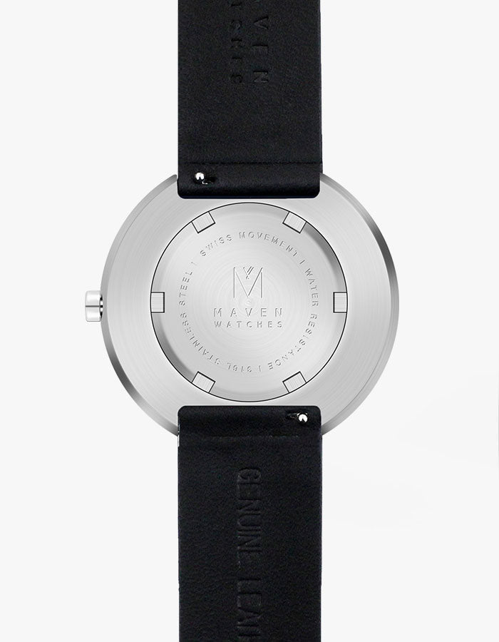 black leather watch bands
