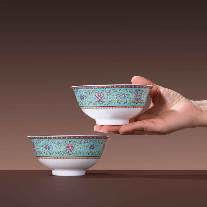 Blue Enamel Tableware