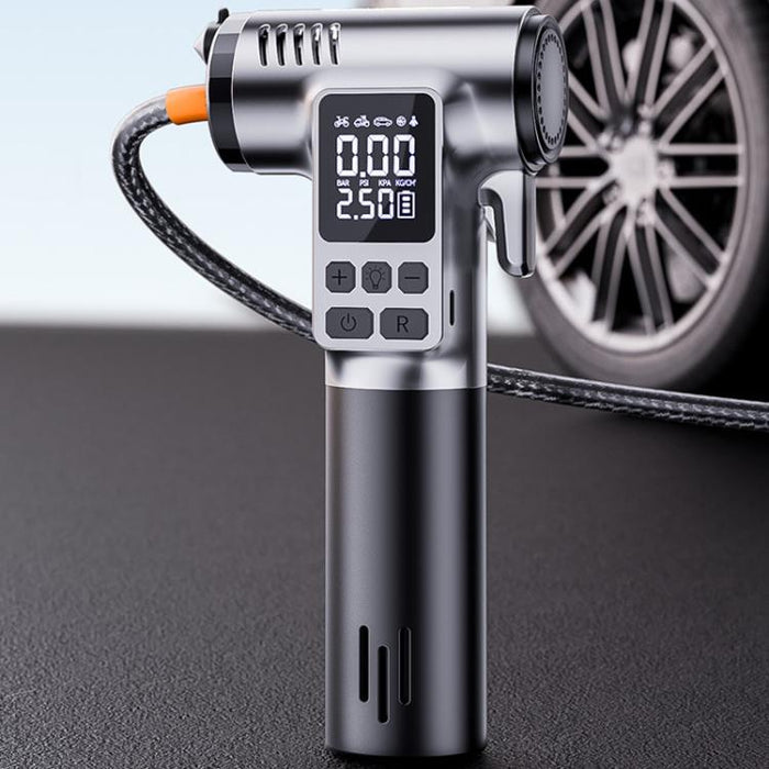 Car Air Pump with Window Breaker Cutting Tool - Electric Portable Air Pump
