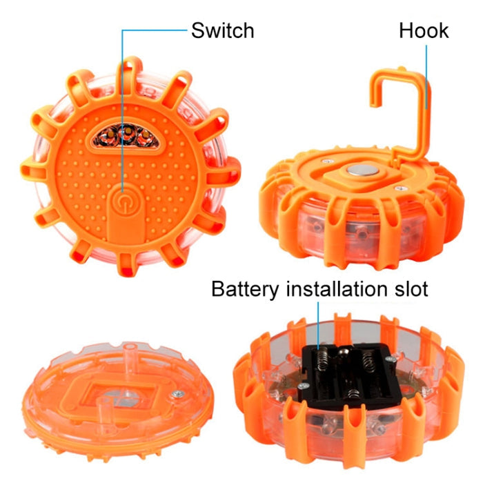Car Road Emergency Flashing Warning Light LED Rotating Flashing Light, LED Flashing Warning Light