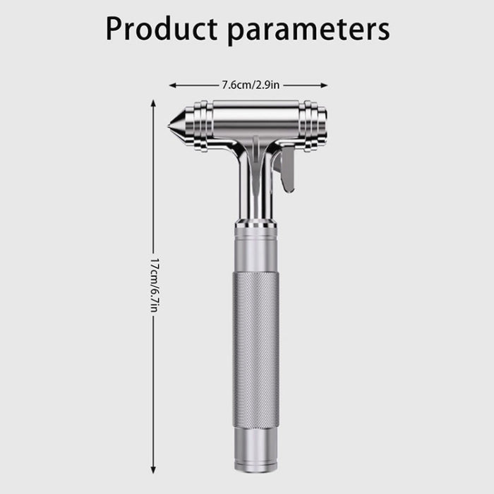Car Safety Hammer Emergency Escape Seat Belt Cutter Window Breaker Rescue Tool(Black Gold), Safety Hammer