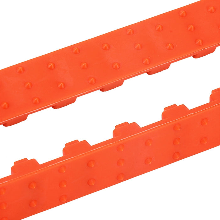 Car Tire Emergency Double Grid Anti-skid Chains Tyre Anti-slip Chains, Double Grid
