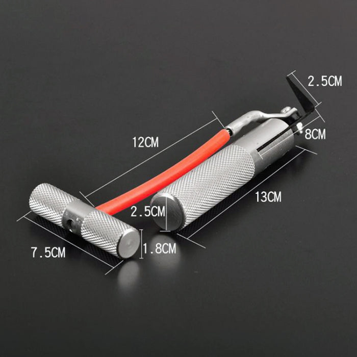 Car Windshield Cutting Tool - Aluminum Handle Strip Glass Broach Tool