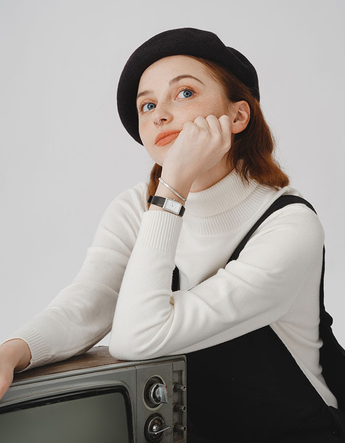 Black square watches for women