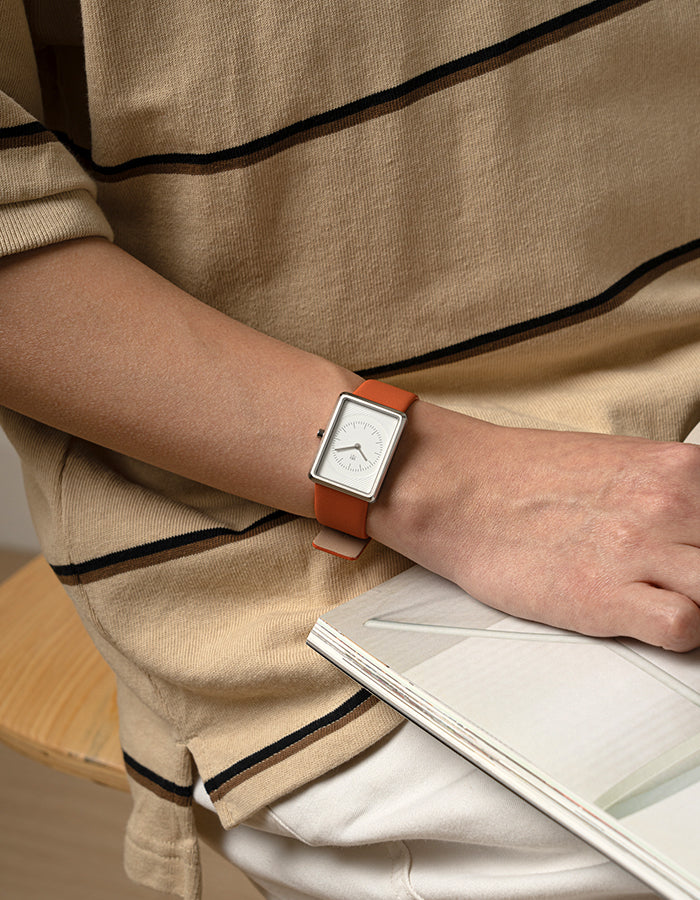 Orange square watches