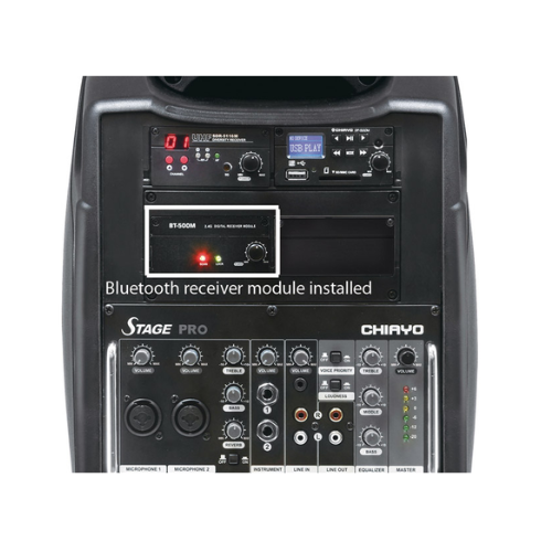 Chiayo BT-500M Bluetooth Receiver Module for Portable PA System Back