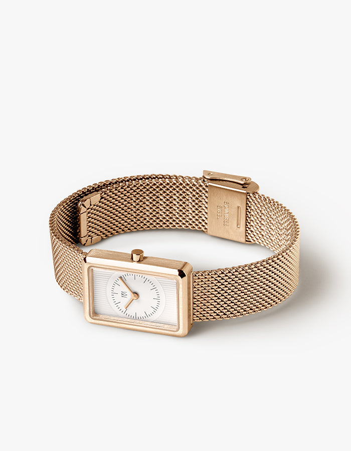 CLUB MESH 18MM + BROWN LEATHER STRAP SET