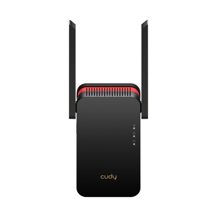 Cudy RE3000 range extender, front angled view