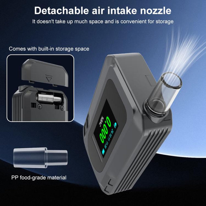 D2000 HD IPS Screen Portable Blow-Type High-Precision Alcohol Content Tester, D2000