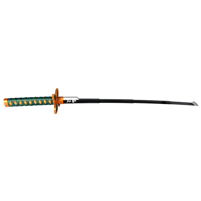 Demon Slayer Tanjiro Zenitsu Retractable Katana, Anime Cosplay Prop Sword