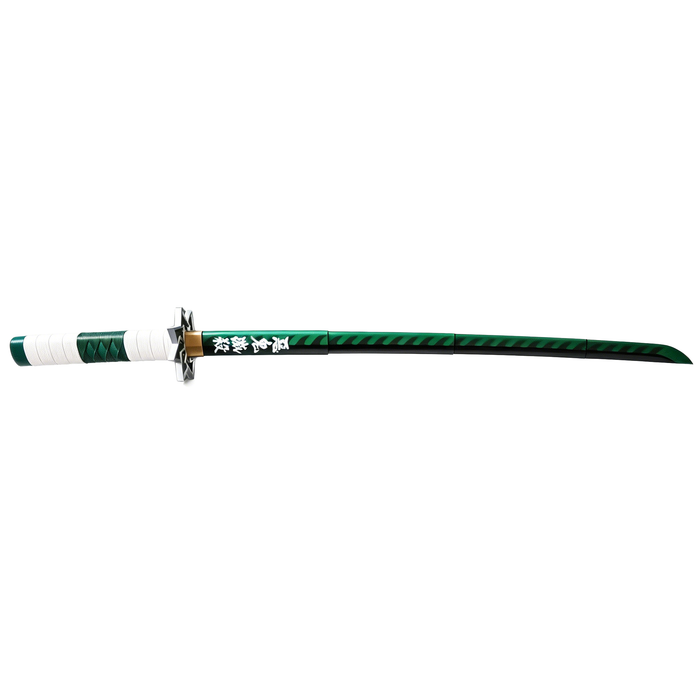 Demon Slayer Tanjiro Zenitsu Retractable Katana, Anime Cosplay Prop Sword