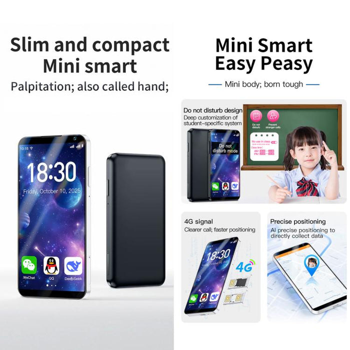 DOOV M2 4G 6GB/128GB | 4" Android 12, MT6765, No Camera