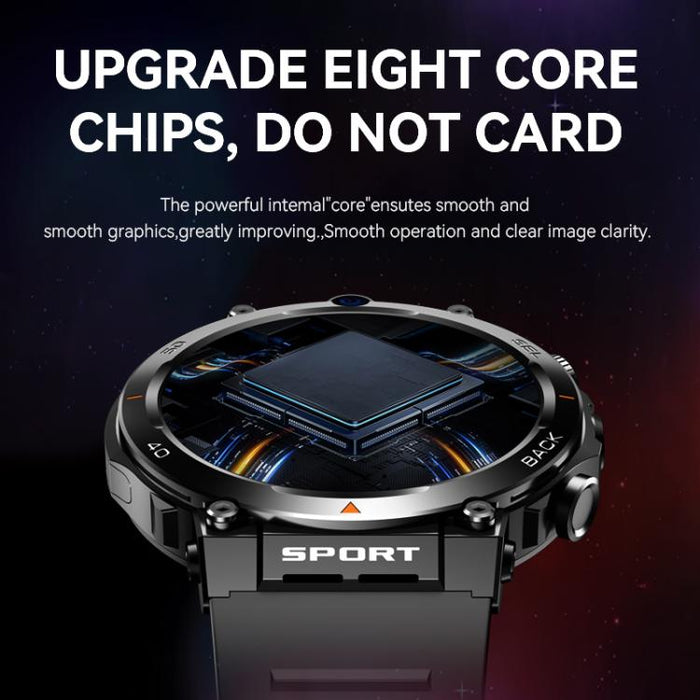 Dual-Camera Video Calling Smartwatch – Eurasian & African Versions, APP Download