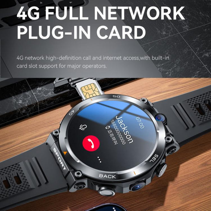 Dual-Camera Video Calling Smartwatch – Eurasian & African Versions, APP Download
