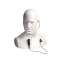Entel EA15/DX  clear acoustic tube earpiece, tie clip microphone