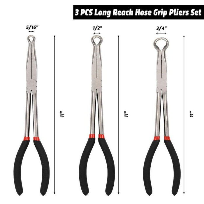 Extended Pointed Nose O-ring Pliers 5/16 Inch - Precision Tool for Easy O-ring Handling