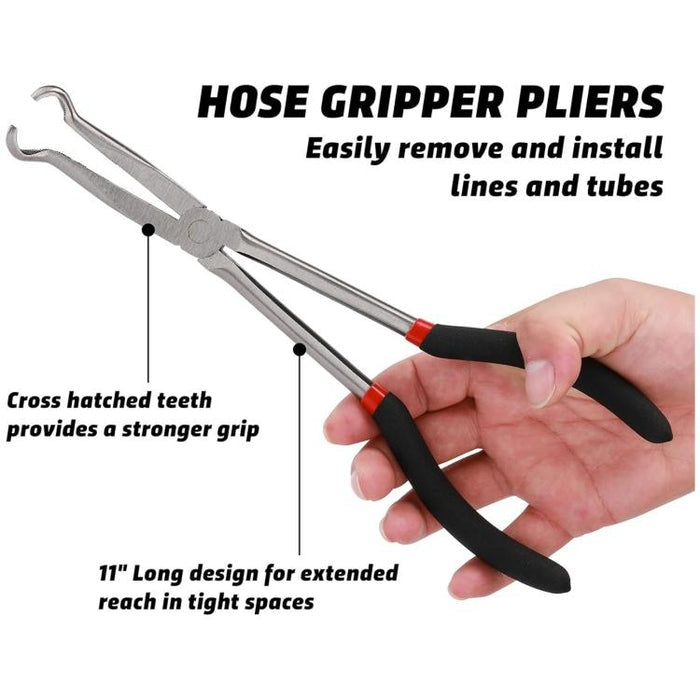 Extended Pointed Nose O-ring Pliers 5/16 Inch - Precision Tool for Easy O-ring Handling