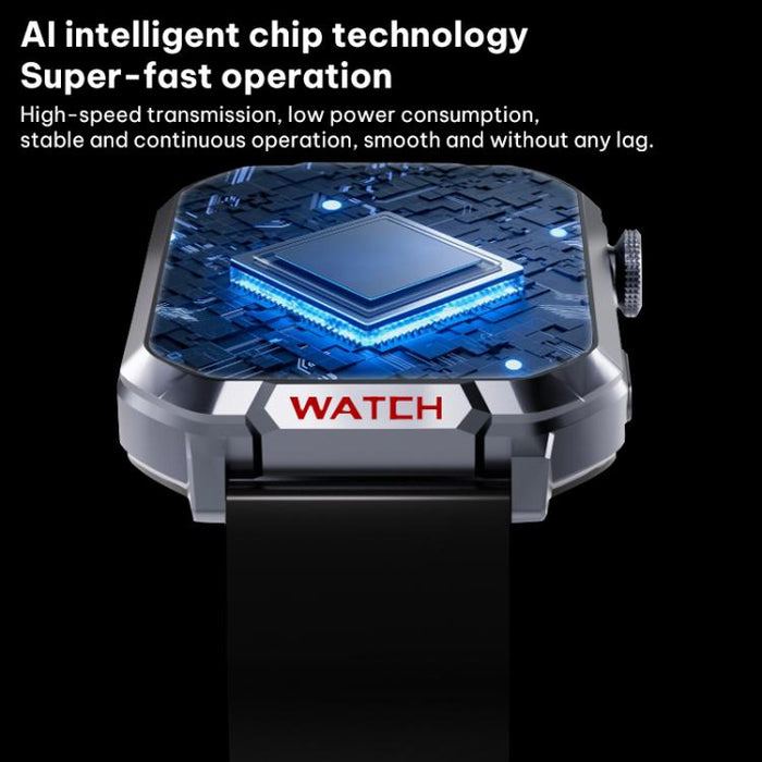 FA82S 4G Smart Watch – 1.83" GPS Tracking, Heart Rate & Blood Pressure