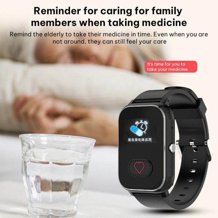 FA96S 4G Elderly Care Smart Watch – 1.0" Screen, GPS Tracking, Eurasia-Africa & American Version