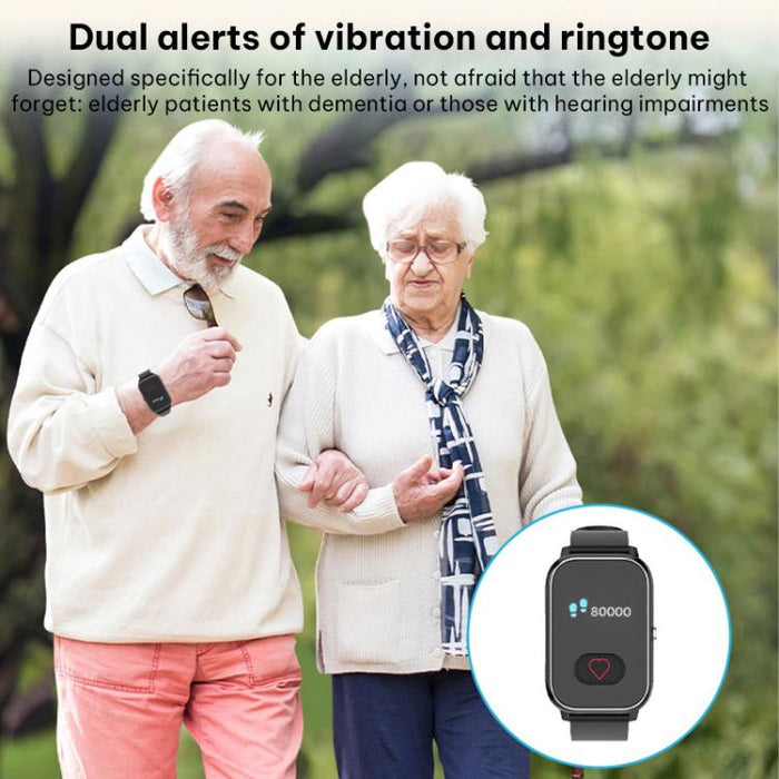 FA96S 4G Elderly Care Smart Watch – 1.0" Screen, GPS Tracking, Eurasia-Africa & American Version