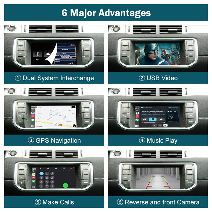 For Land Rover /Jaguar with Bosch or Harman Headunit 2012-2018