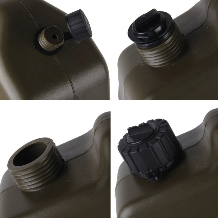 Gasoline Fuel Tanks Plastic 2.6 Gallon 10 Litres Auto Shut Off Fuel Cans Oil Container Emergency Backup