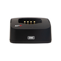 A black GME XPS battery charger with gold-plated charging pins