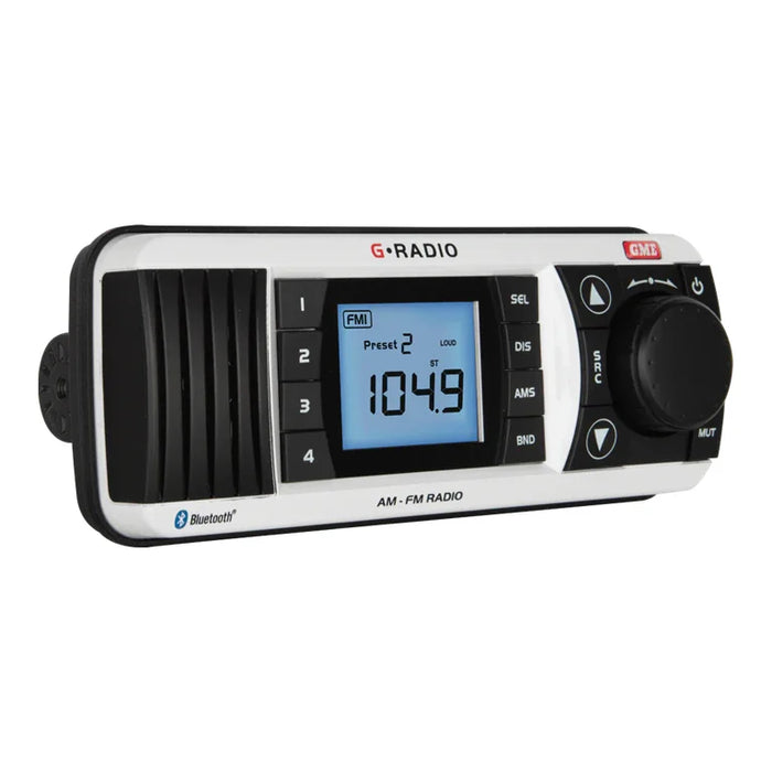 GME GR300TW white bluetooth stereo
