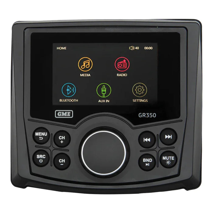 GME GR350BT bluetooth stereo front