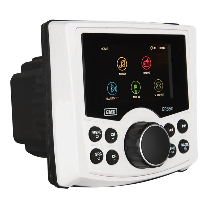 GME GR350BTW bluetooth stereo angle