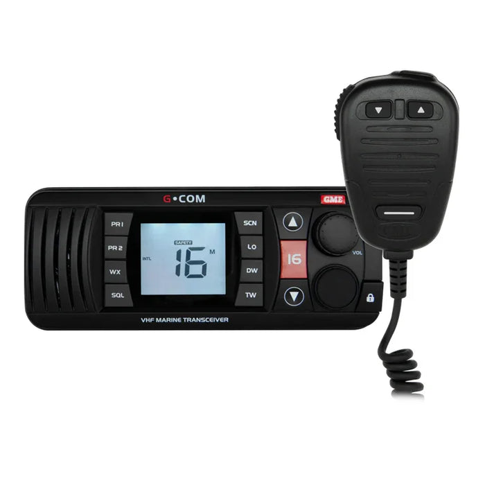 GME GX700B VHF marine radio black