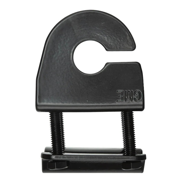 GME MB411 black mirror mount, front view