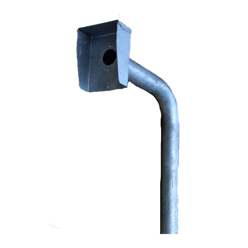 Gooseneck Galvanized incl. rain shield