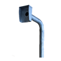 Gooseneck Galvanized incl. rain shield